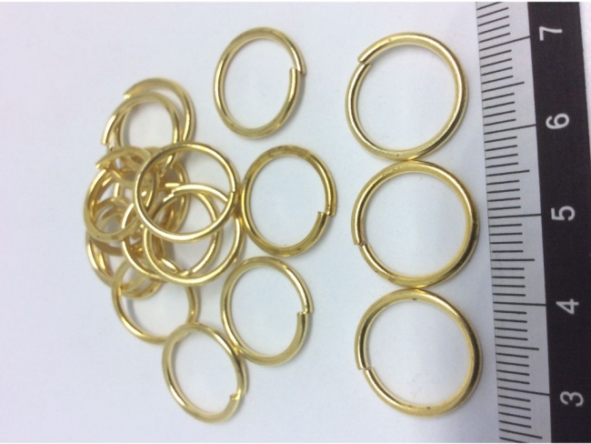 20 round jump rings 15mm